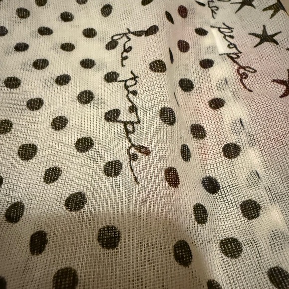 FREE PEOLE Floral and Polka Dot Reusable Shoulder/Crossbody Bag 15X15 - Picture 2 of 4